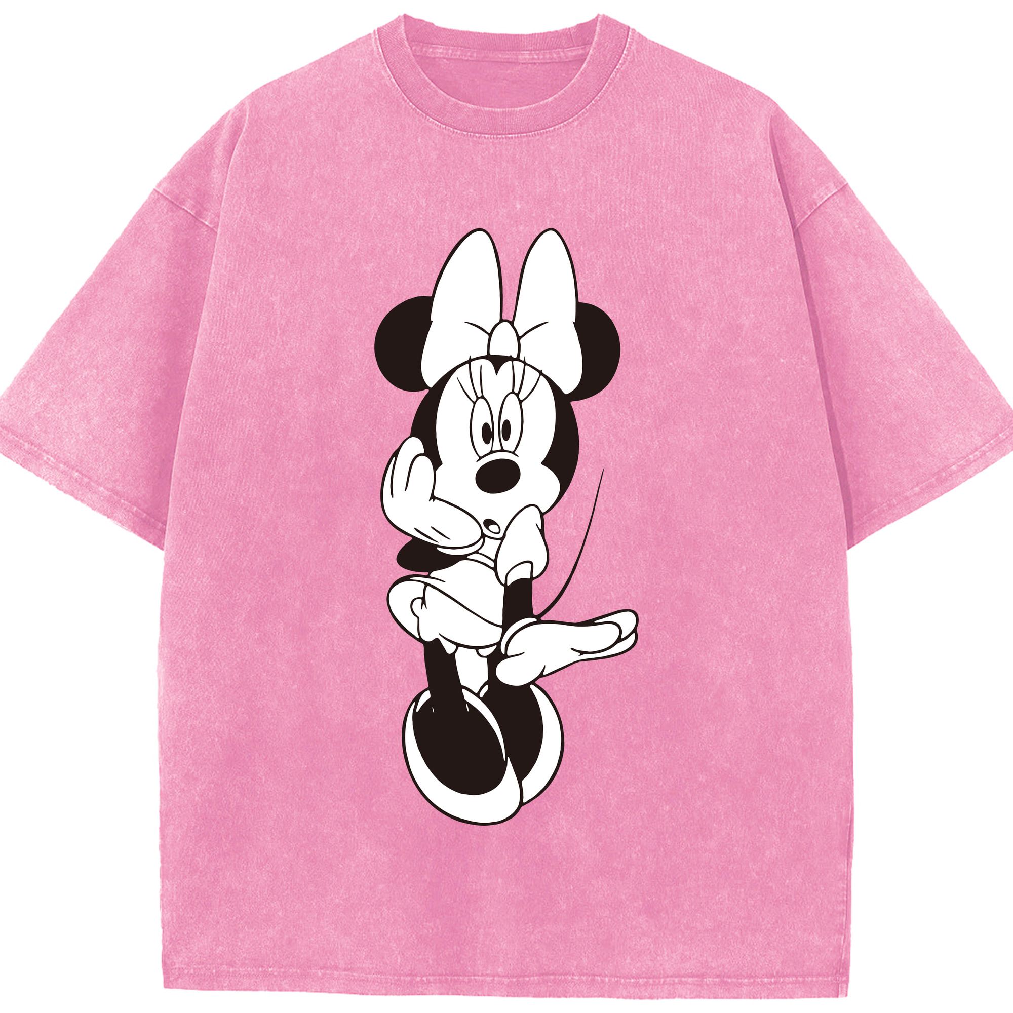 （画像用） ミッキーマウス Mickey Mouse 綿100% ヴィンテージ風 半袖Tシャツ（フロントプリント）